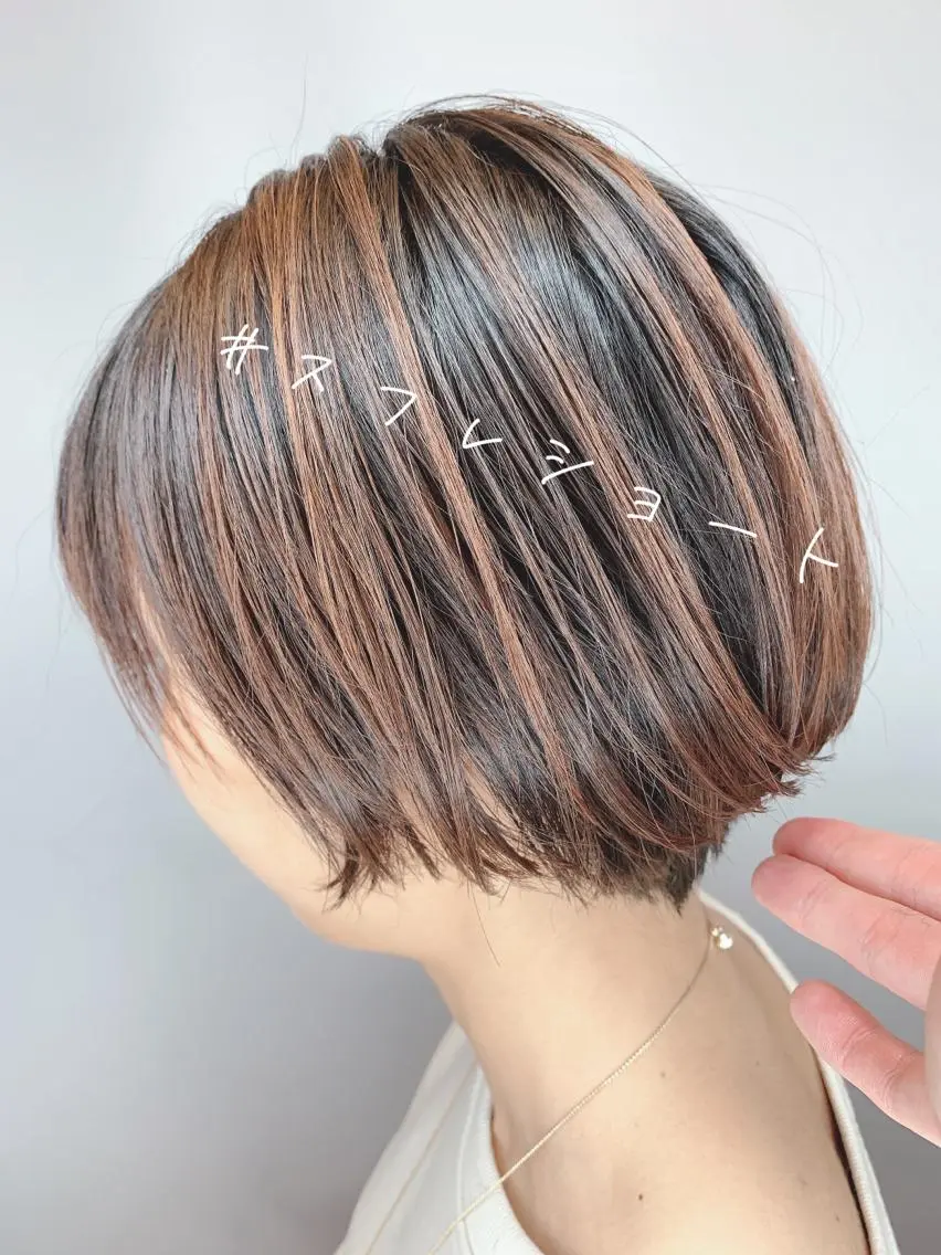 ショート 🎉骨格矯正カット ばば　としまさのヘアスタイル