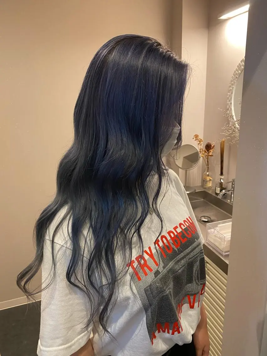 ロング カラー chapter問屋町 💘小室明華のヘアスタイル