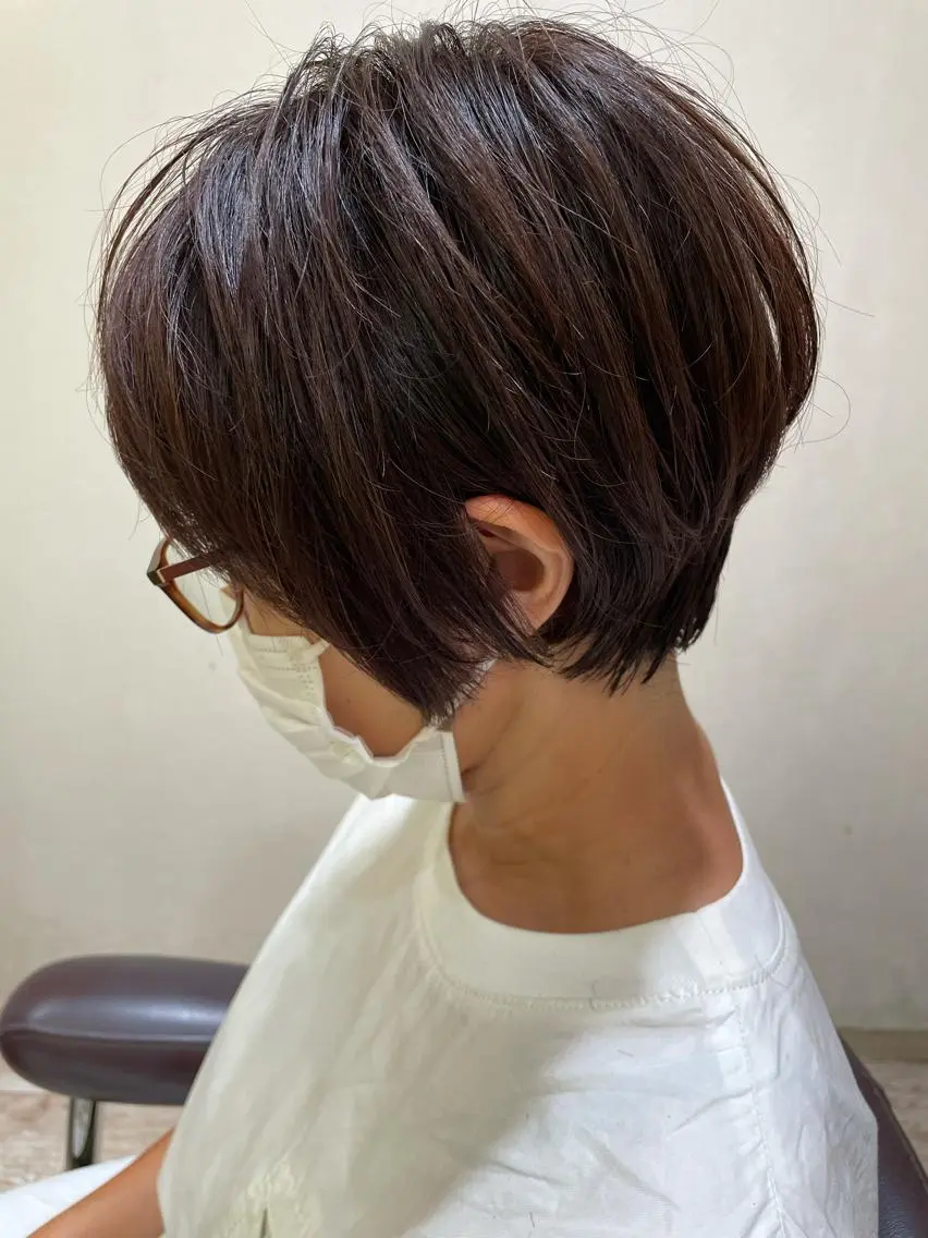 ショート ショートボブ ボブ ショートヘア hair terra ce M奈良店のヘアスタイル