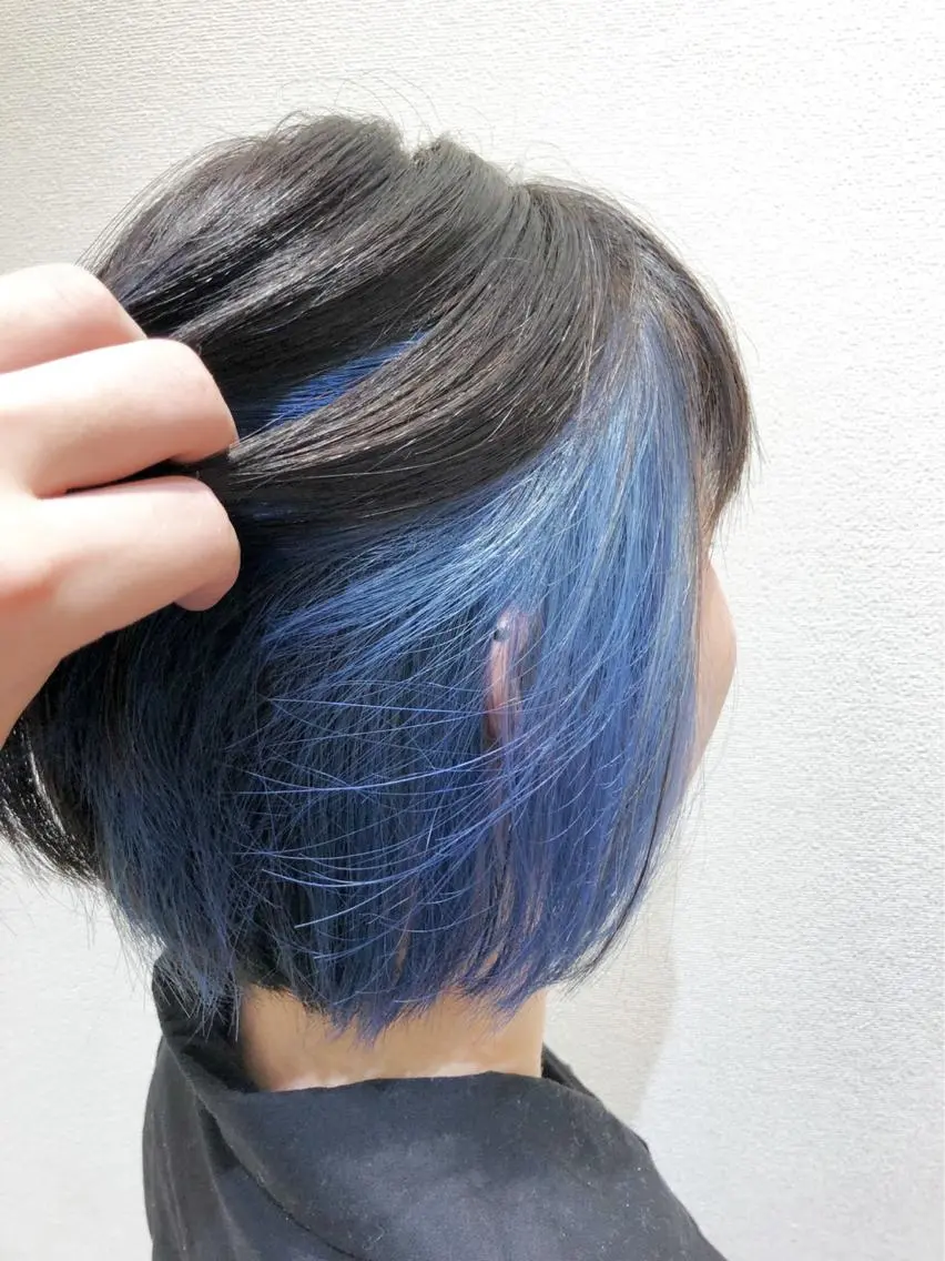 ミディアム カラー ヘアアレンジ 白髪ぼかしハイライト 茗荷谷駅徒歩2分のヘアスタイル