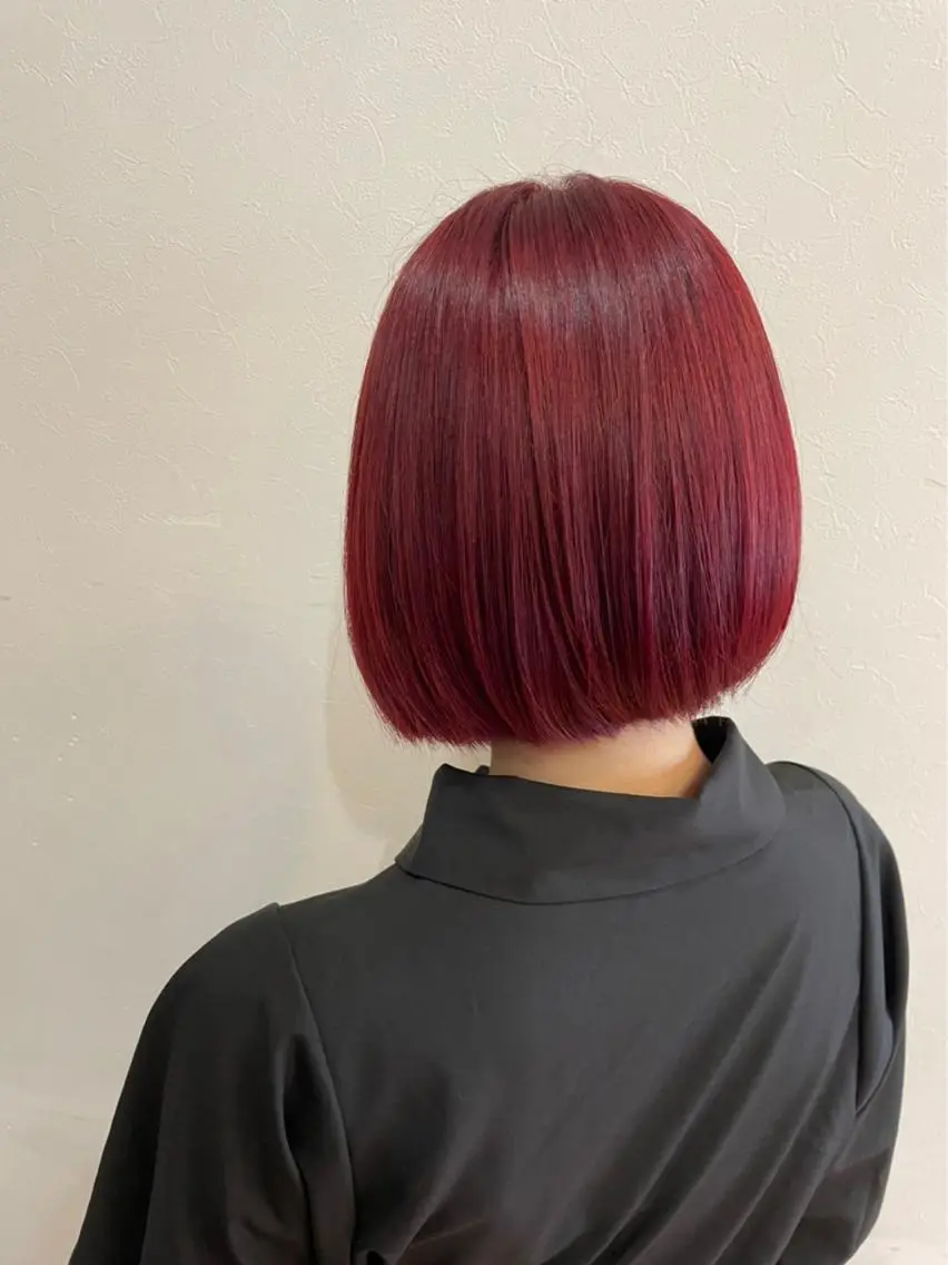 ミディアム カラー ブリーチ 透明感カラー Freez狭間 裕美のヘアスタイル
