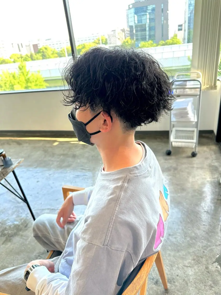メンズ メンズパーマ 波巻きパーマ 骨格補正施術/メンズ 専門美容師/YUYAのヘアスタイル