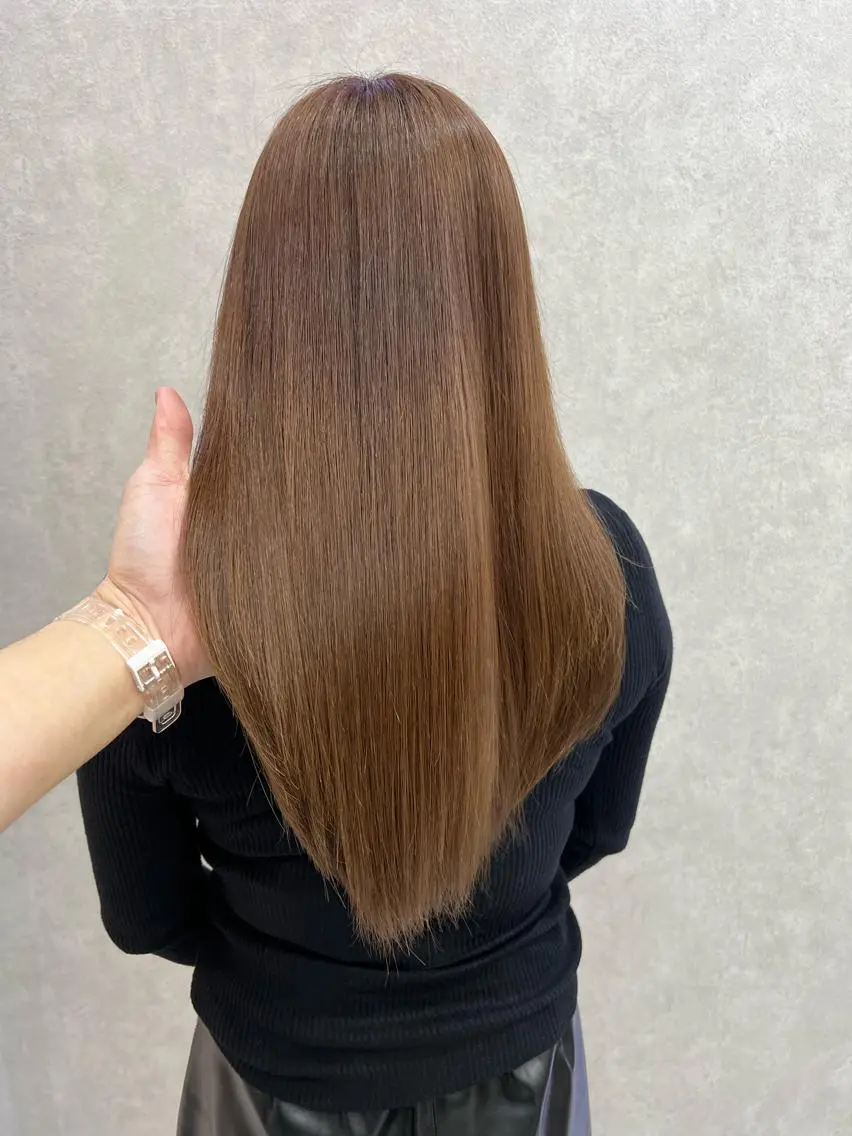 ロング レイヤーカット トリートメント 🐝Haney .haruka🐝のヘアスタイル