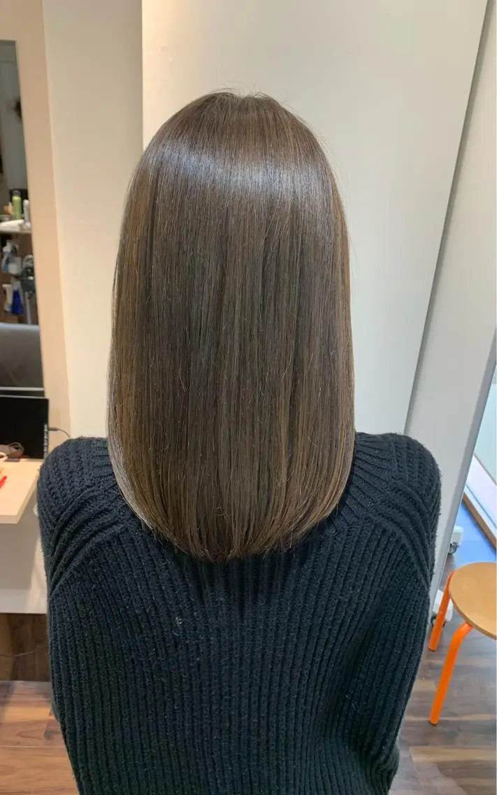 セミロング 西山 大樹のヘアスタイル