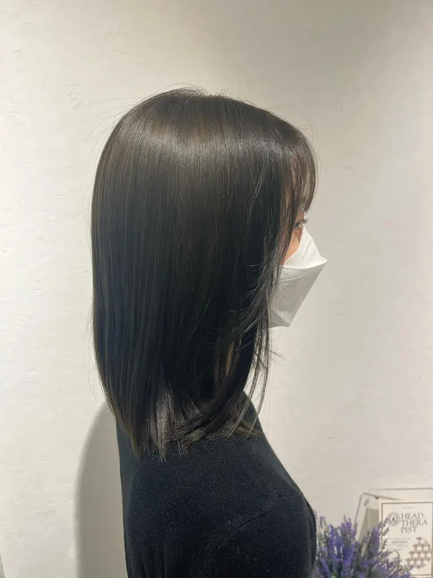 ミディアム カット トリートメント やまぐち まりんのヘアスタイル