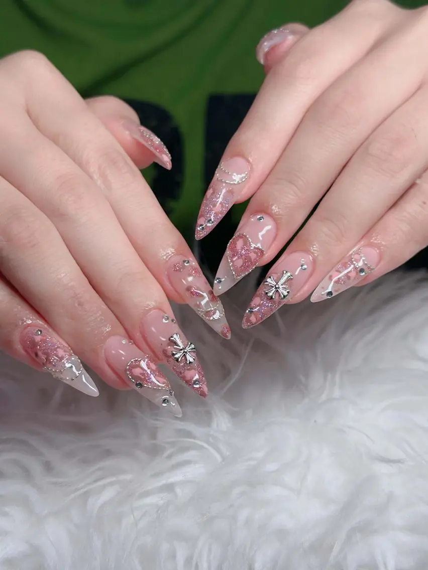 ネイル オーロラネイル チークネイル フットネイル ジェルネイル 韓国ネイル ハンドネイル Buruberii hbaby nailのネイルデザイン
