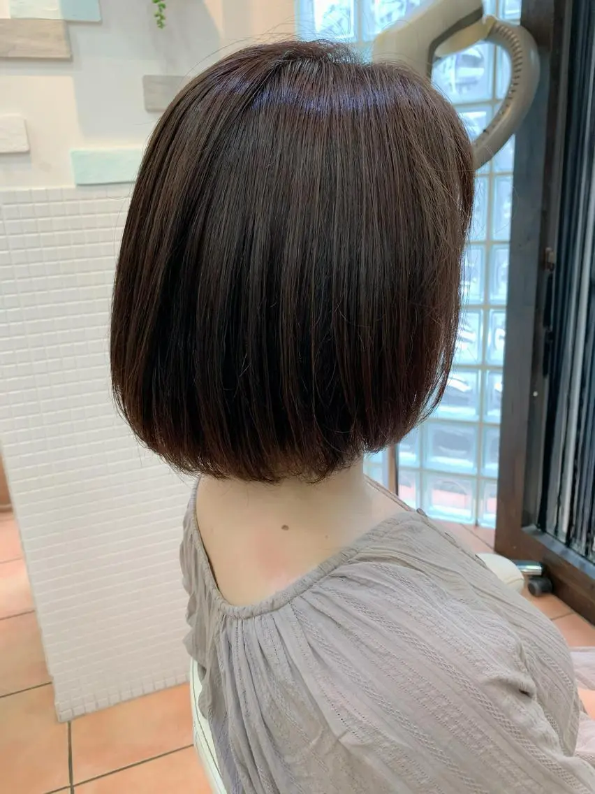 ショート カラー カット ヘアカラー トリートメント 髪質改善 Blumeのヘアスタイル