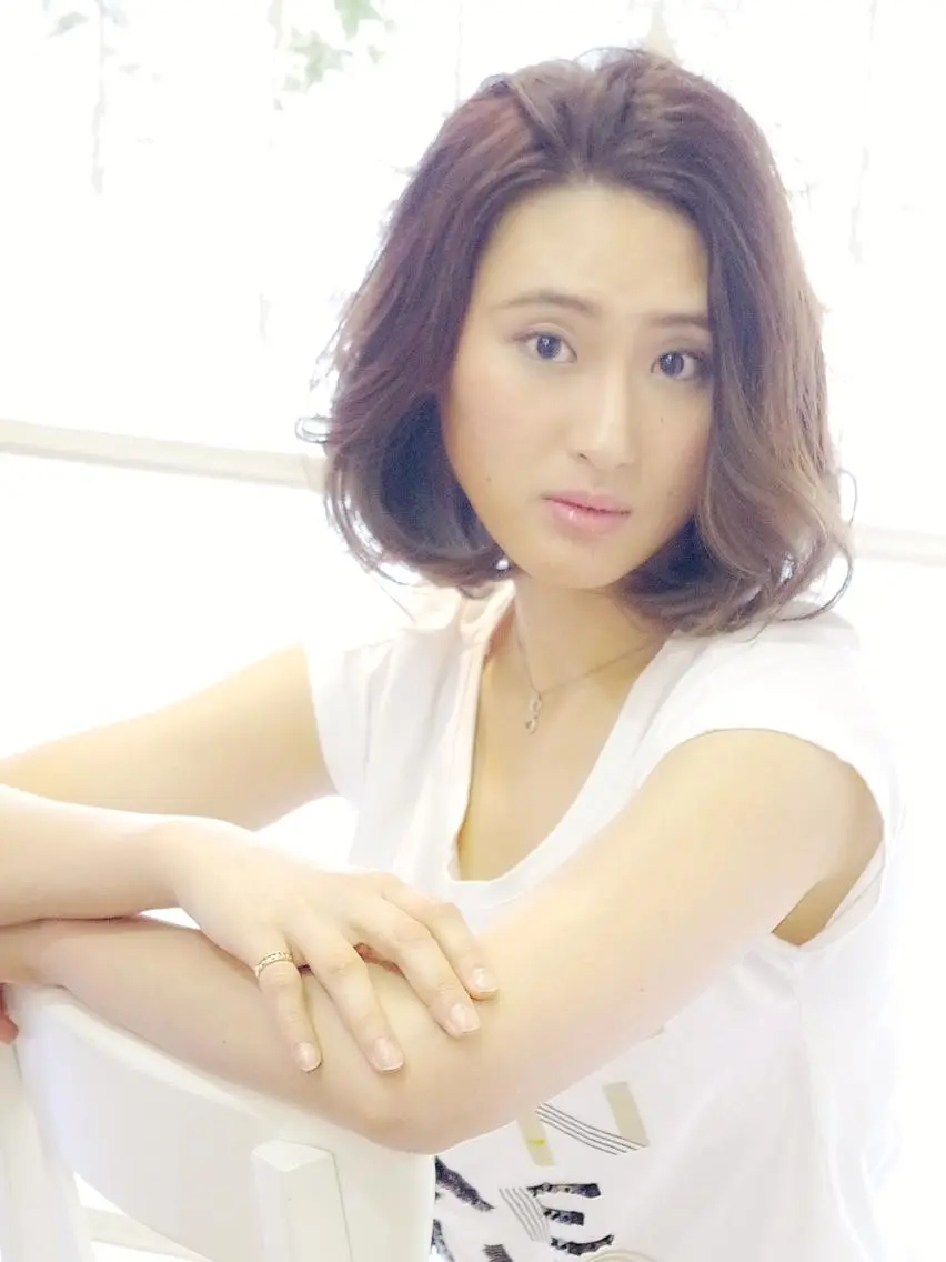 ミディアム 富岡 俊行のヘアスタイル