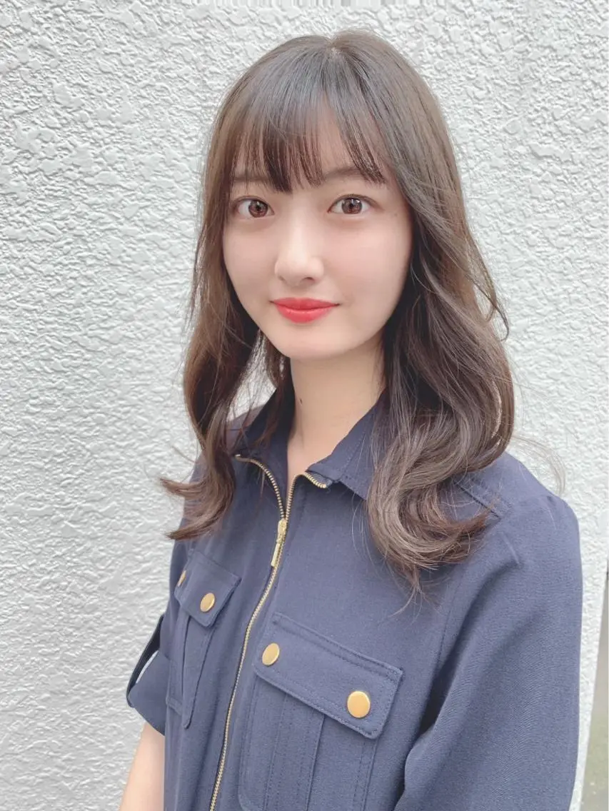 セミロング カラー ヘアアレンジ 【公式】amble luxe池袋東口🩷のヘアスタイル