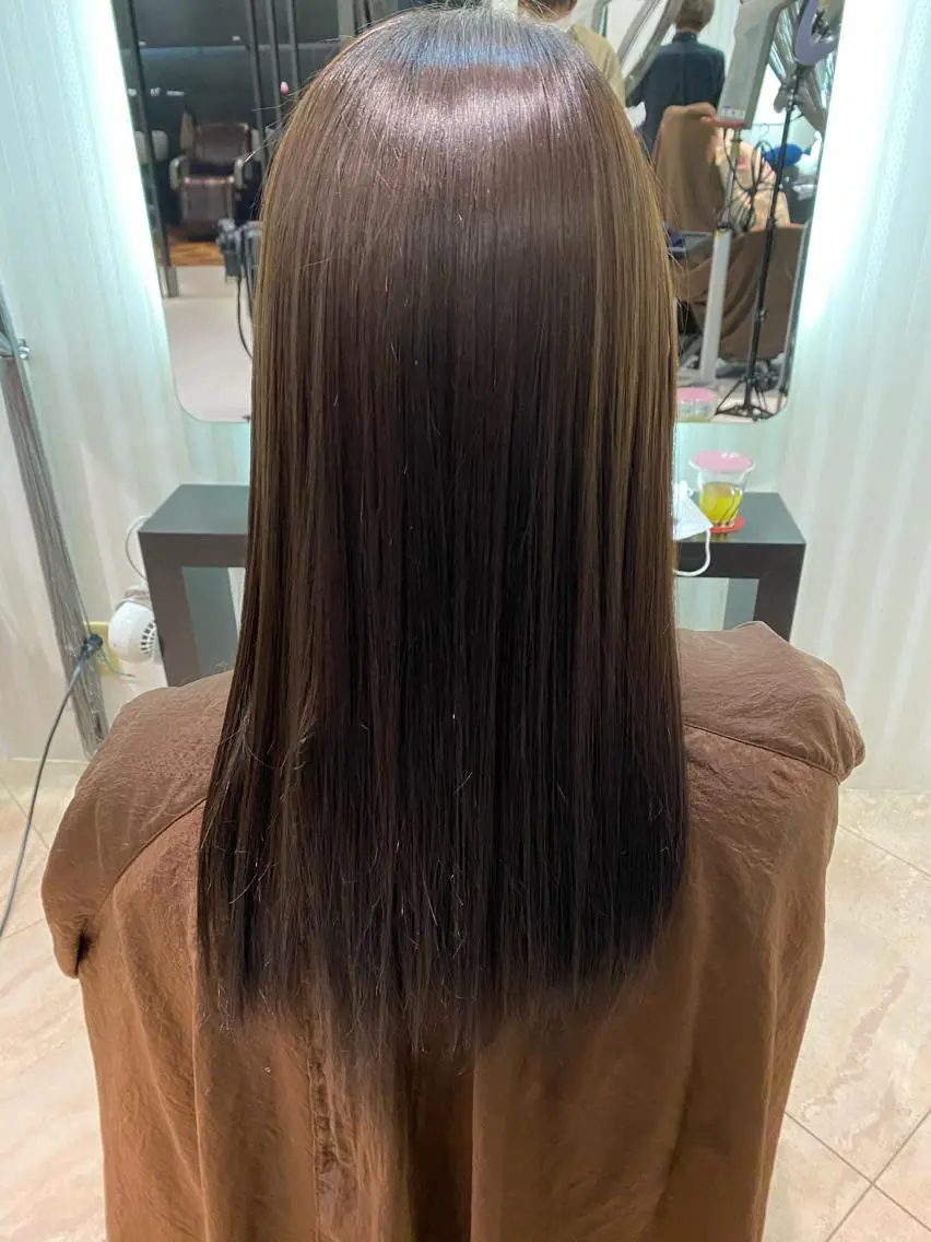 セミロング トリートメント 及川 歩真のヘアスタイル