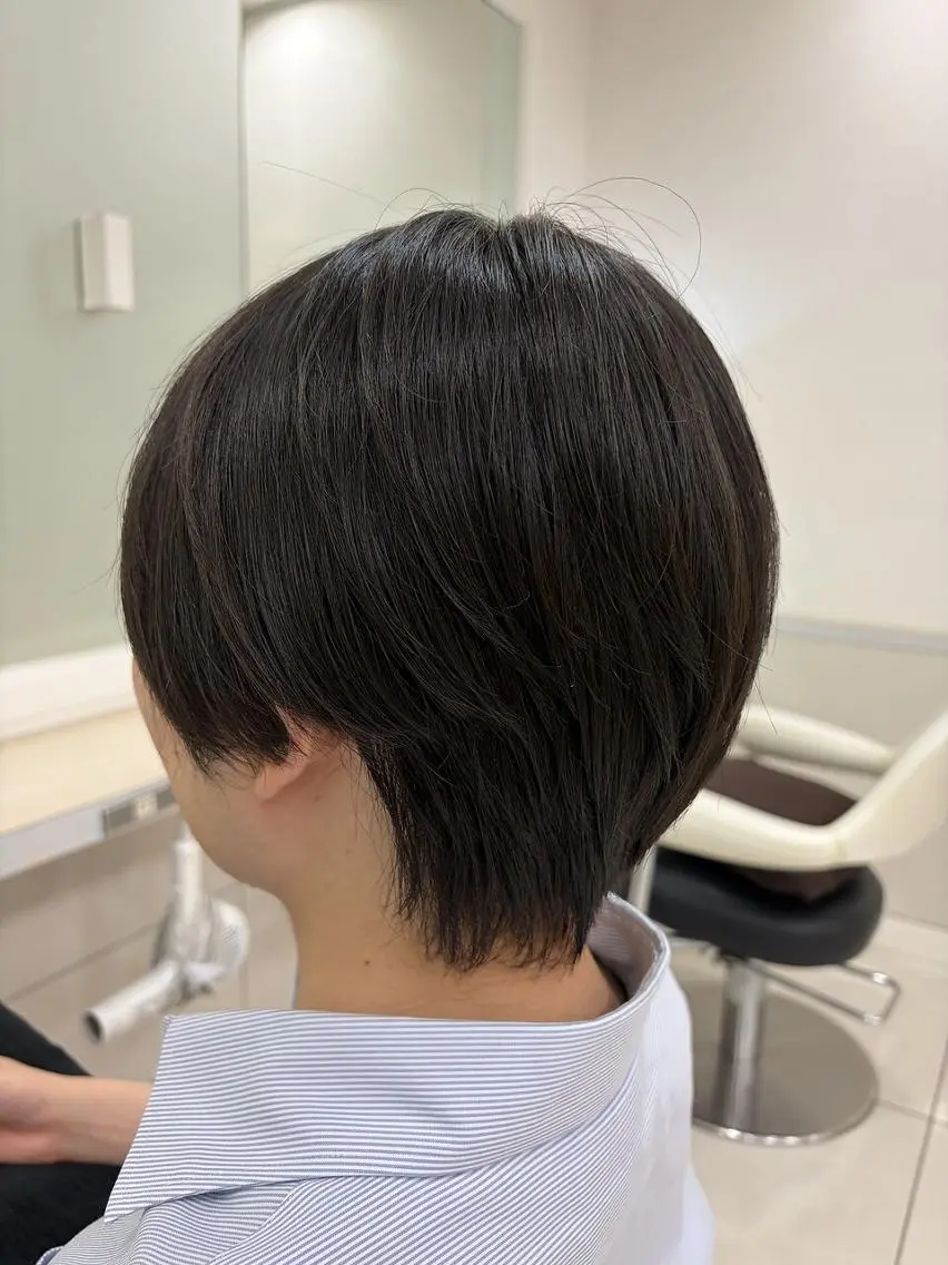 メンズ カット 縮毛矯正 ✨圧倒的ツヤ髪✨ 縮毛矯正👑間宮👑のヘアスタイル