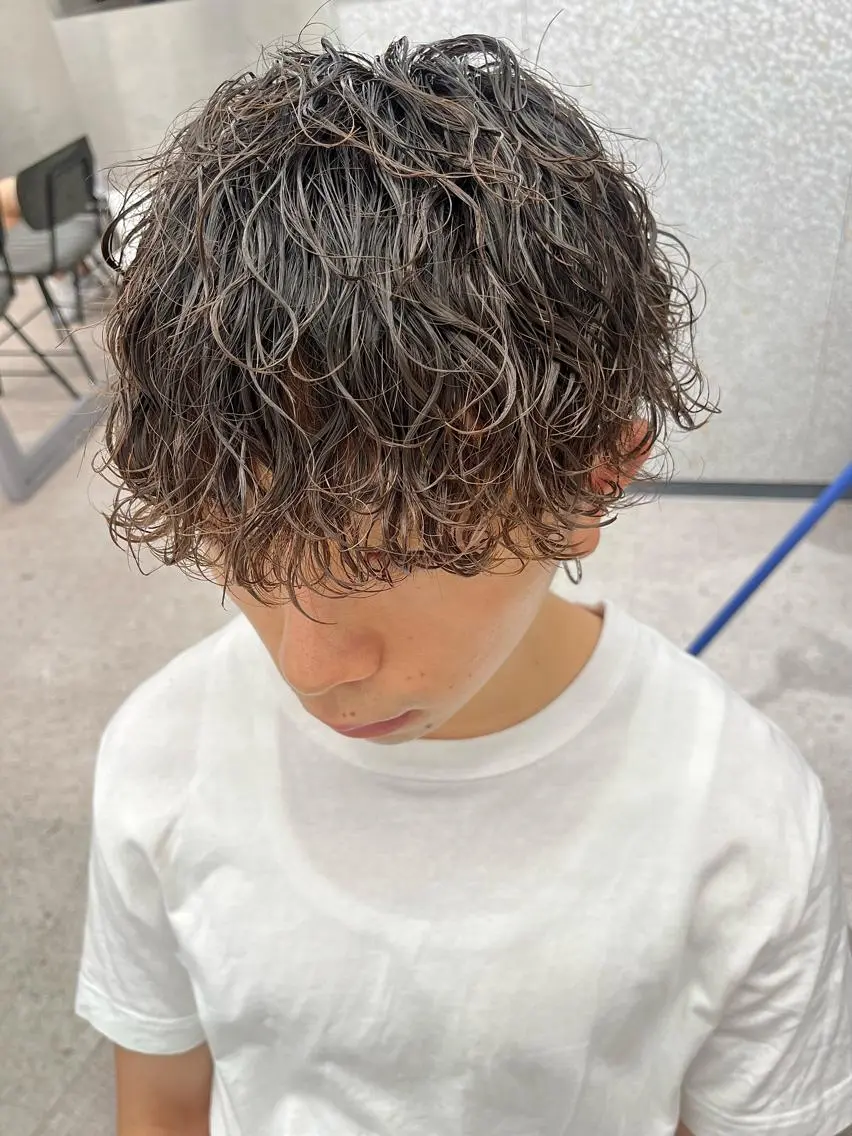 パーマ メンズ カット パーマ 🍐シャドウパーマ メンズ特化/守岡🍐のヘアスタイル