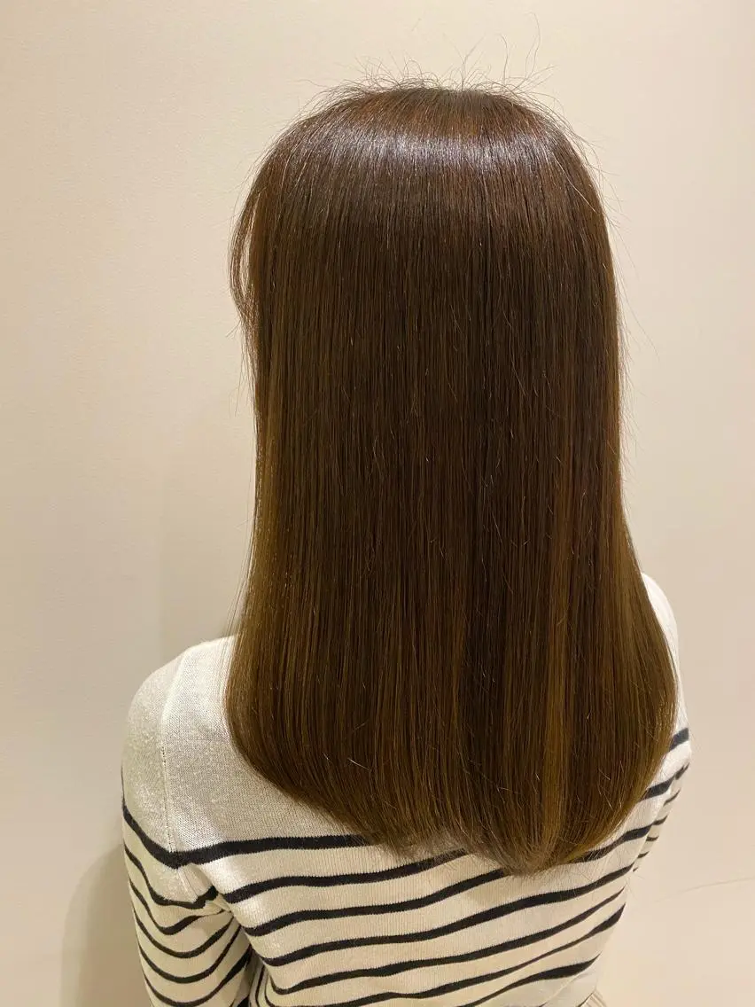 セミロング カラー ベージュカラー 艶髪🌿美髪 大塚礼乃【西荻窪】のヘアスタイル