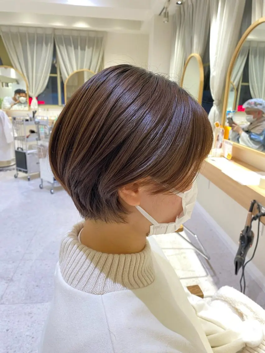 ショート カット ヘアカラー soil ミヤタケのヘアスタイル