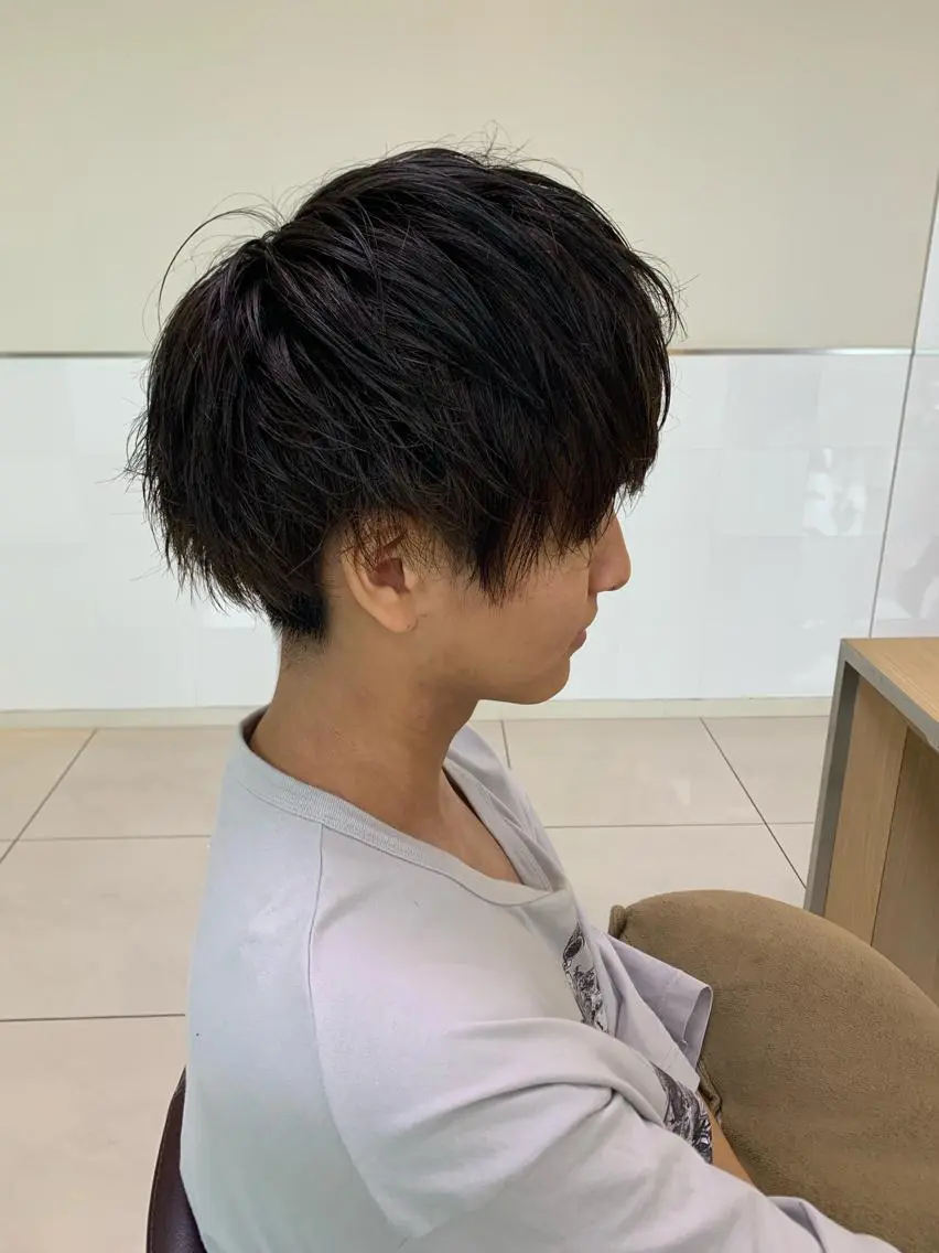メンズ マッシュ 刈り上げ 檜皮 夢子のヘアスタイル