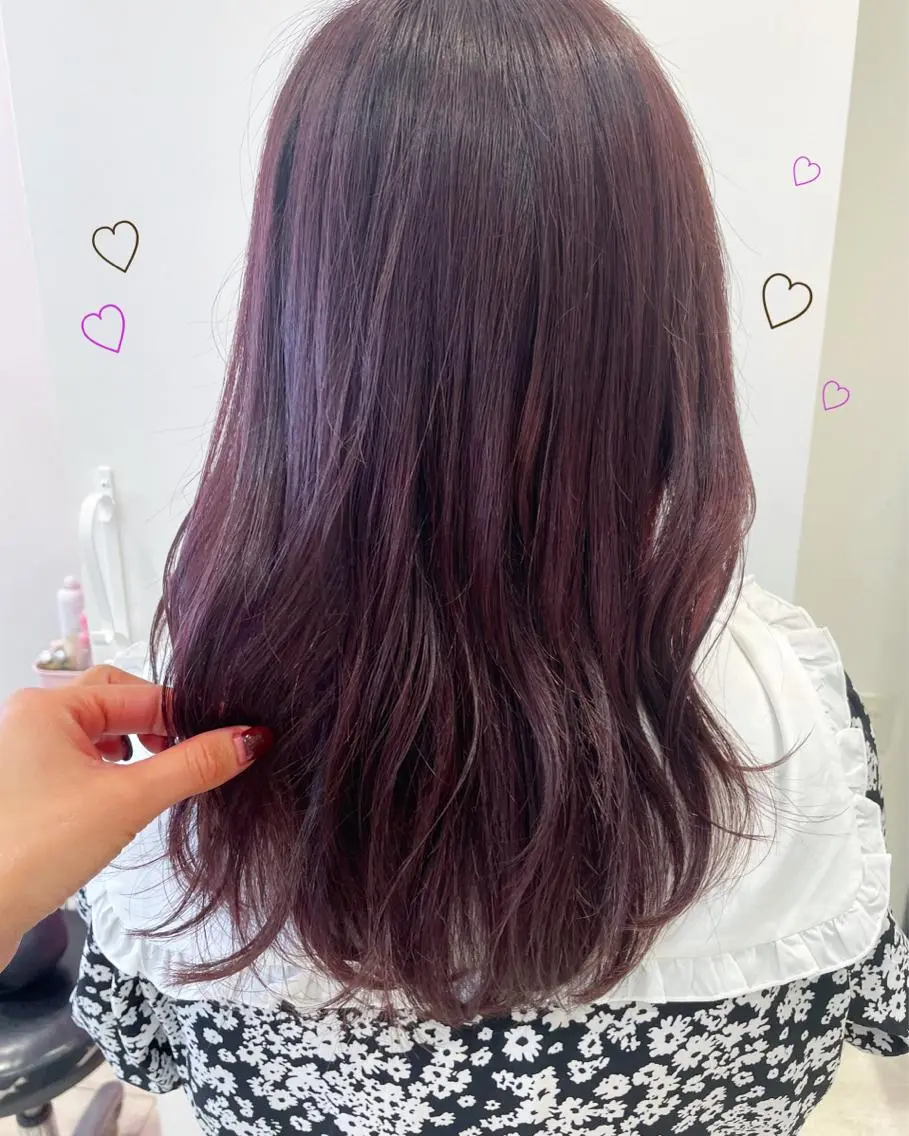 セミロング カラー 新宿駅近♡個室 ♡関口三都季🌜のヘアスタイル