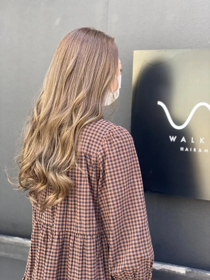 ロング 似合わせ透明感カラー 宇治　ヤマノのヘアスタイル