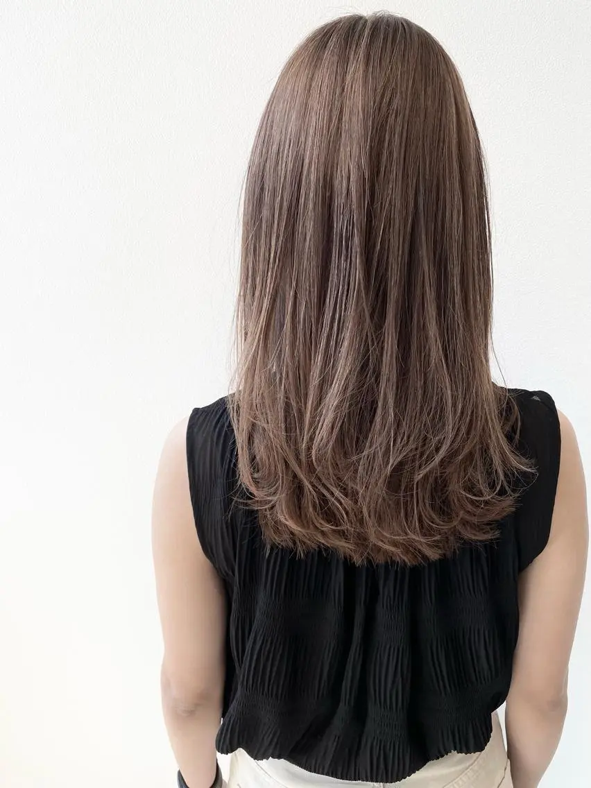 ロング カット ヘアカラー トリートメント MYRTLE TSUNODAのヘアスタイル