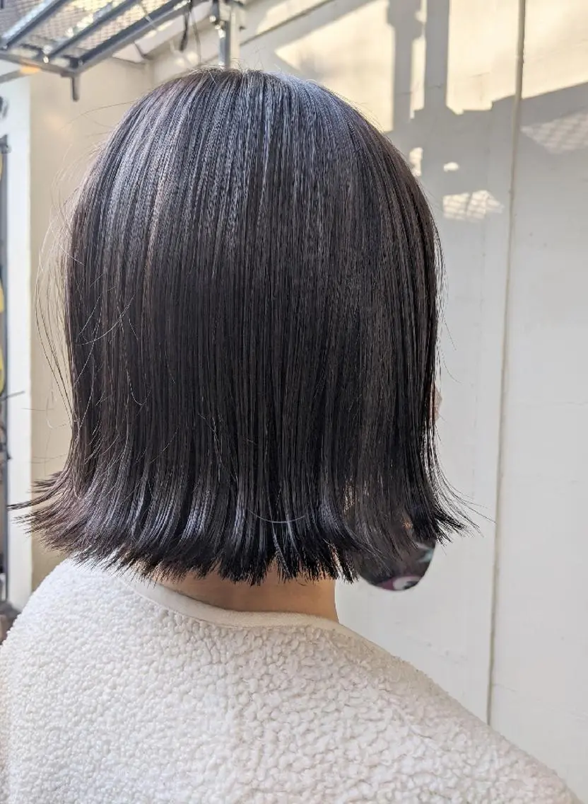 ショート カラー アッシュ カット トリートメント ヘアセット HIKARI＠ Ruheplatzのヘアスタイル