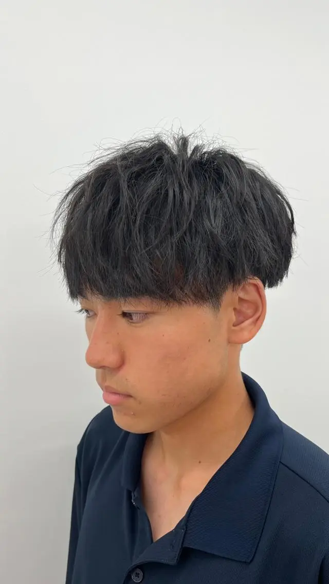 ショート パーマ メンズ 🎖️垢抜けヘア 🎖️美容師のヘアスタイル