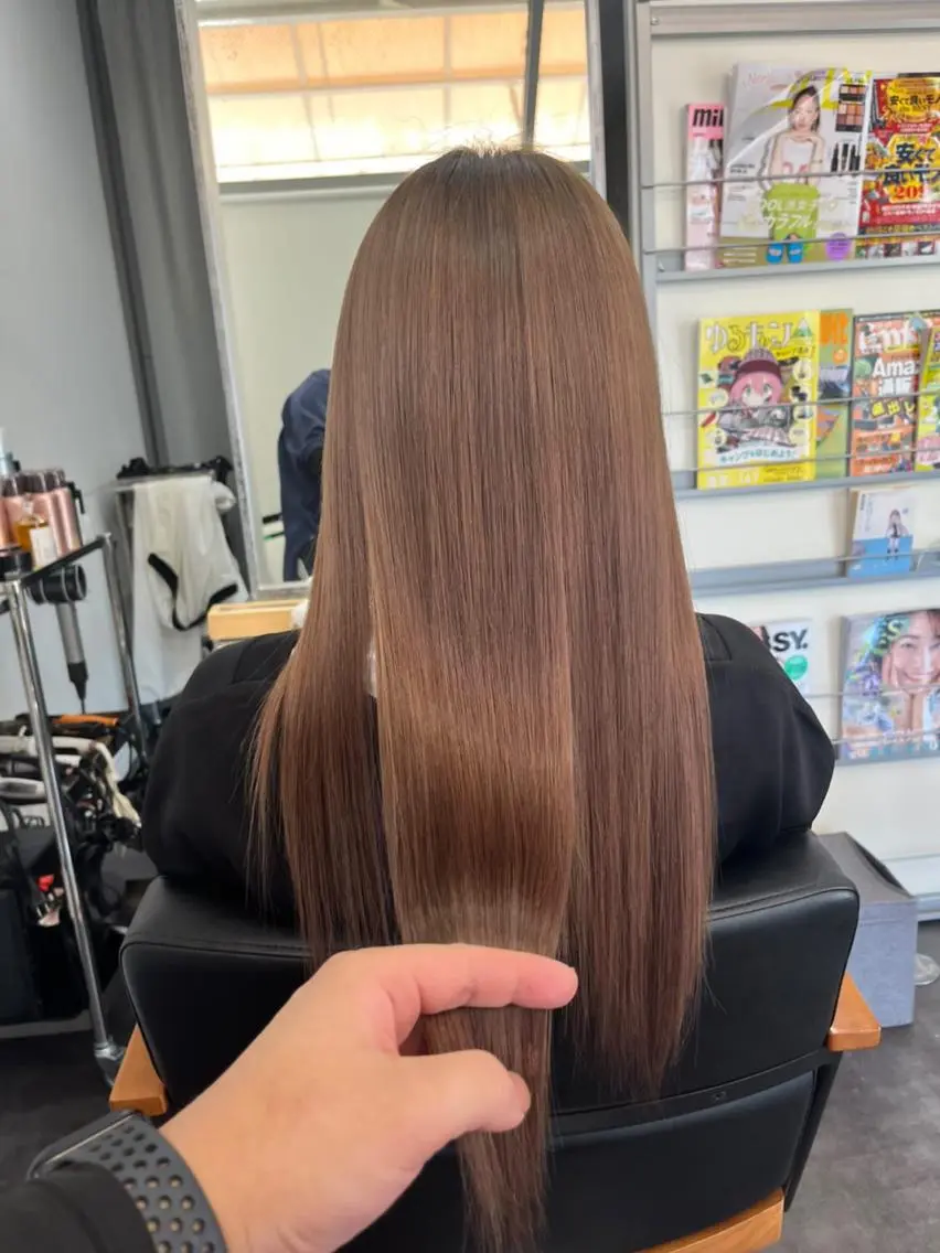 ロング カラー ヘアアレンジ ヘアカラー トリートメント 大塚 貴之のヘアスタイル