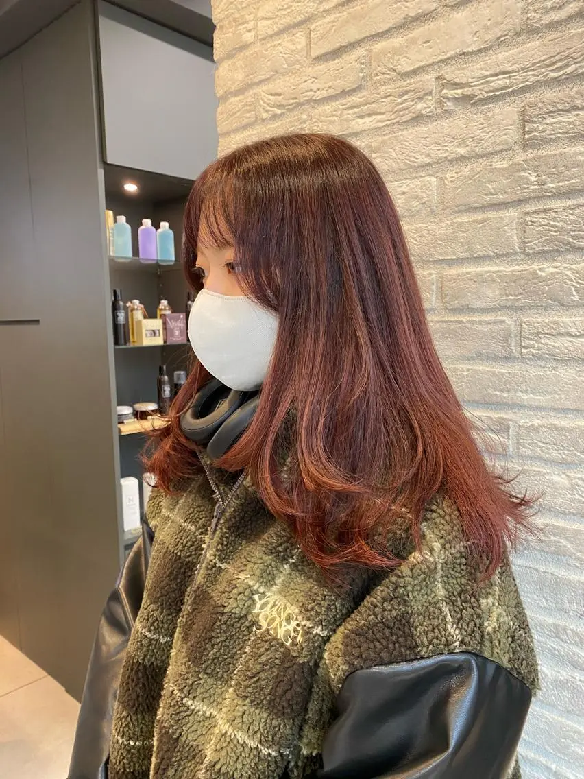 カラー ヘアアレンジ 神戸三宮ダメージレス ブリーチ特化 麟太郎のヘアスタイル
