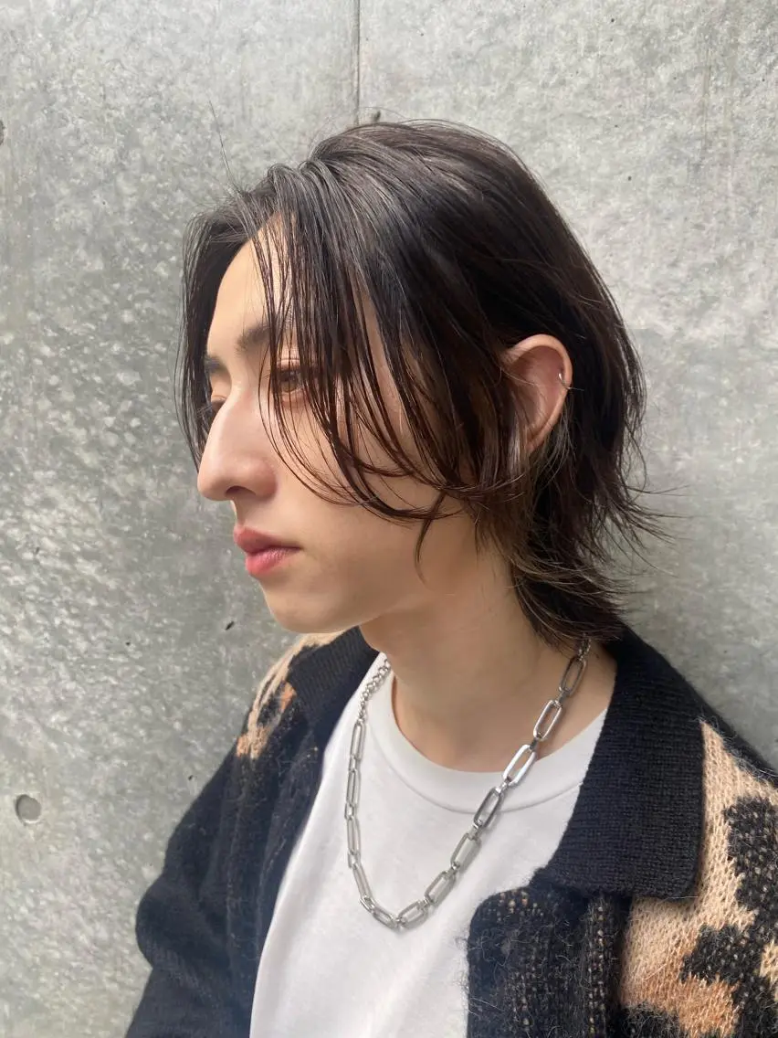 メンズ アイブロウ 銀座メンズ専門🖤 叶奈々のヘアスタイル