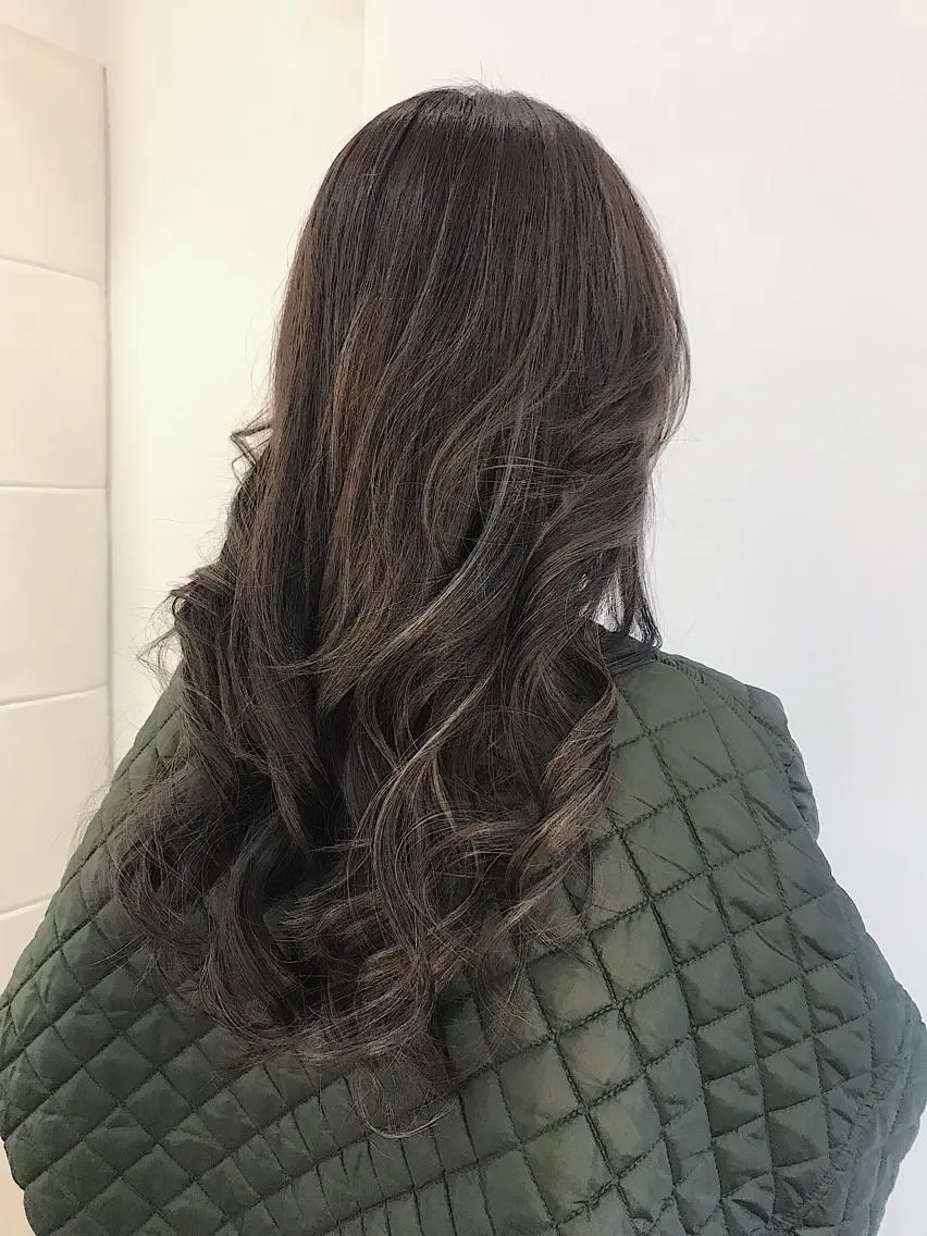 ロング カラー レイヤーカット/艶髪 🎀笠原 優花🎀のヘアスタイル