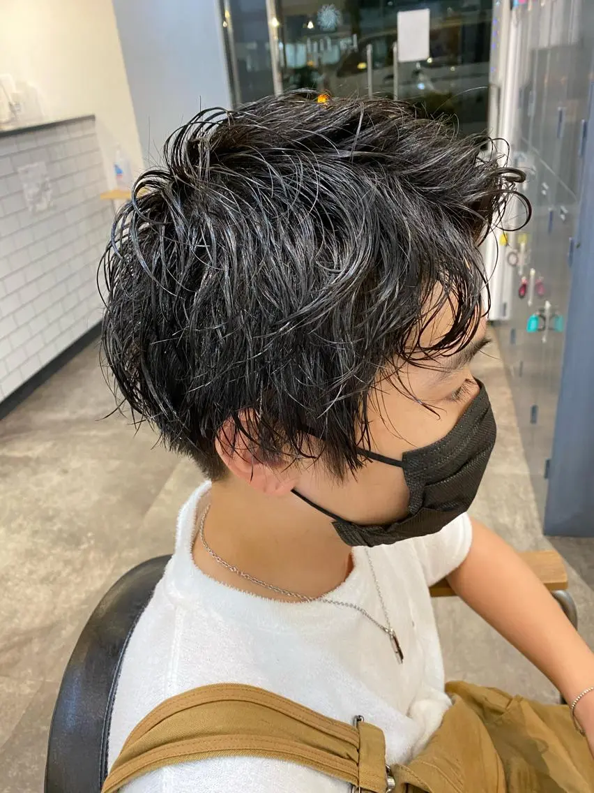 メンズ メンズパーマ 小山 奏良のヘアスタイル