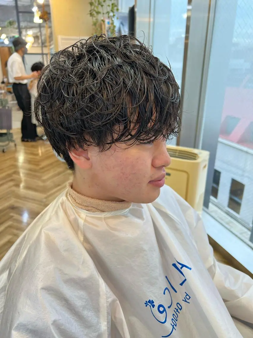 パーマ メンズ AITOKYO横浜 吉山和希のヘアスタイル