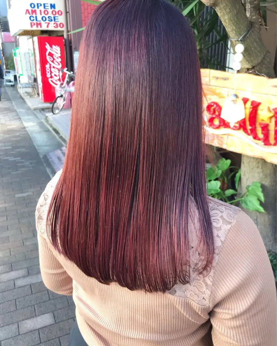 カラー ヘアカラー トリートメント 玉木 育実のヘアスタイル
