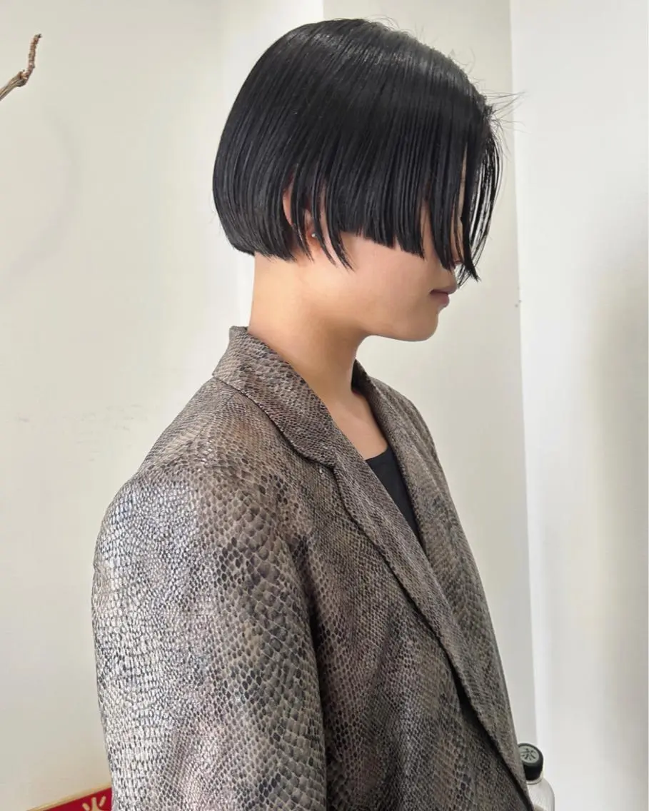 ショート ショートヘア カット トリートメント 村上雅人 ナチュラルモードのヘアスタイル