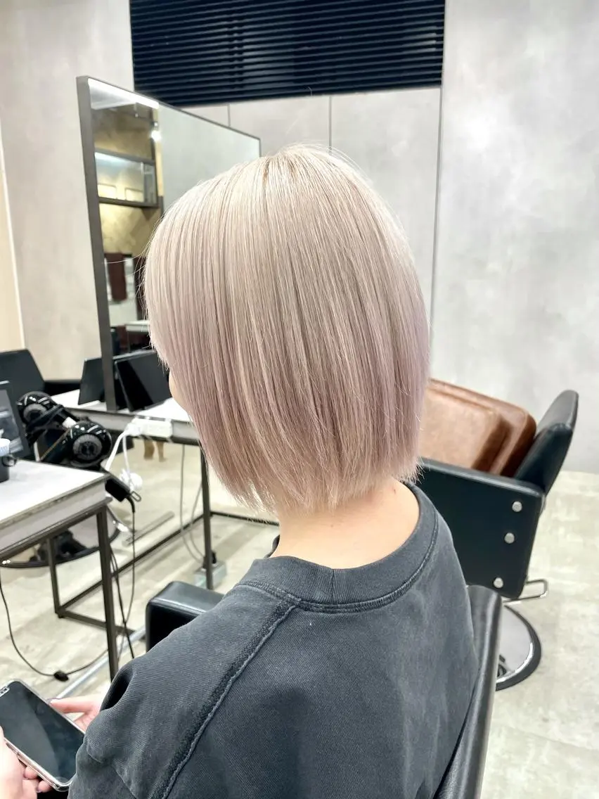ショート カラー カット ヘアカラー トリートメント 縮毛&髪質改善 TAIGAのヘアスタイル