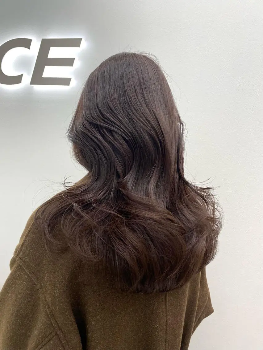 ロング カット ヘッドスパ ヘアセット 🤍韓国艶ワンホン ヘアMayu🤍のヘアスタイル