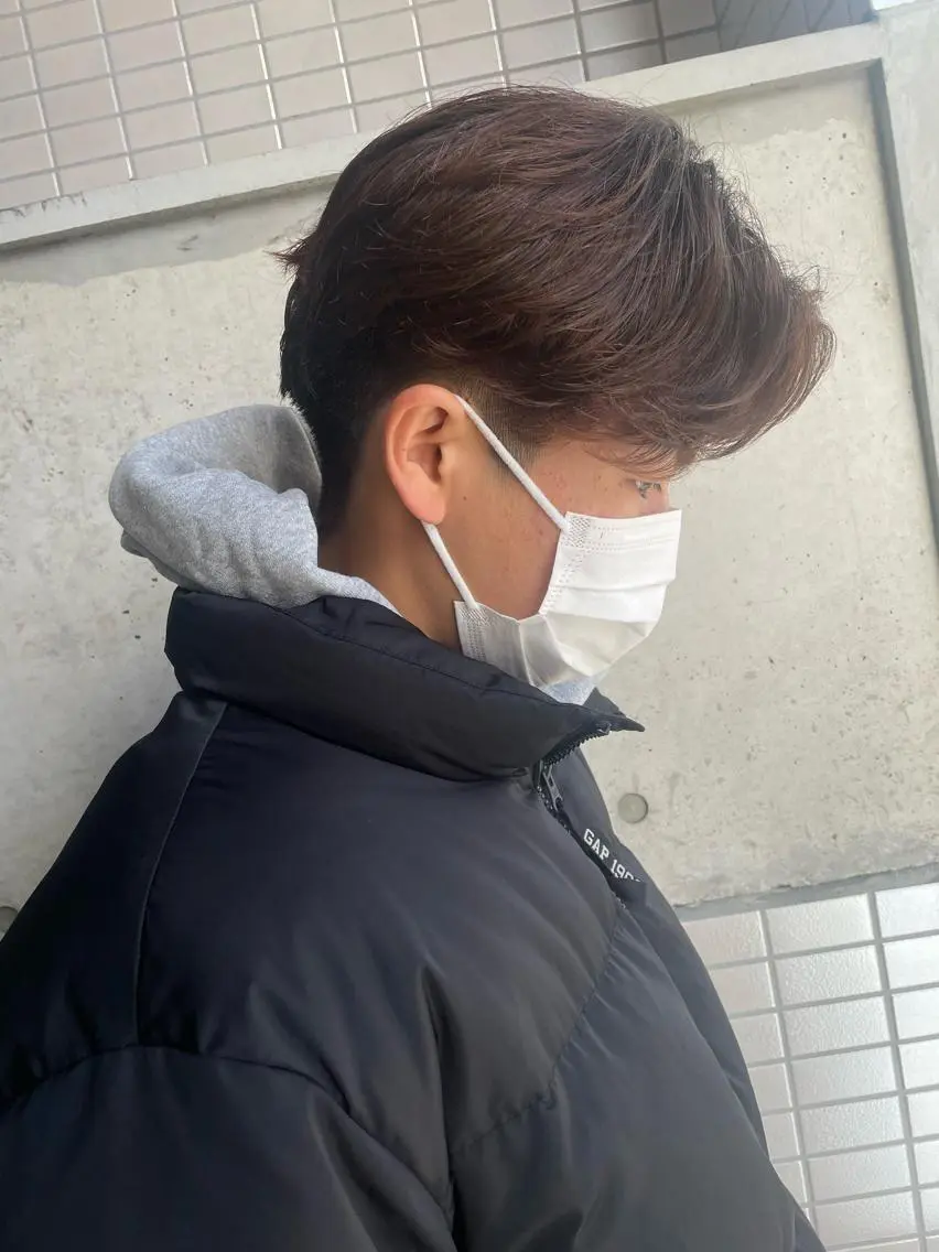 パーマ メンズ カット パーマ 大阪メンズ 美容師井上智博のヘアスタイル