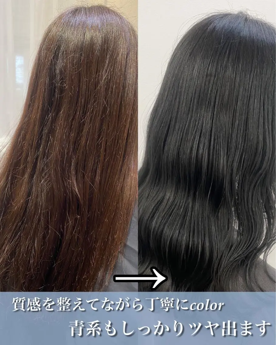 ロング カット ヘアカラー 上川 開生のヘアスタイル
