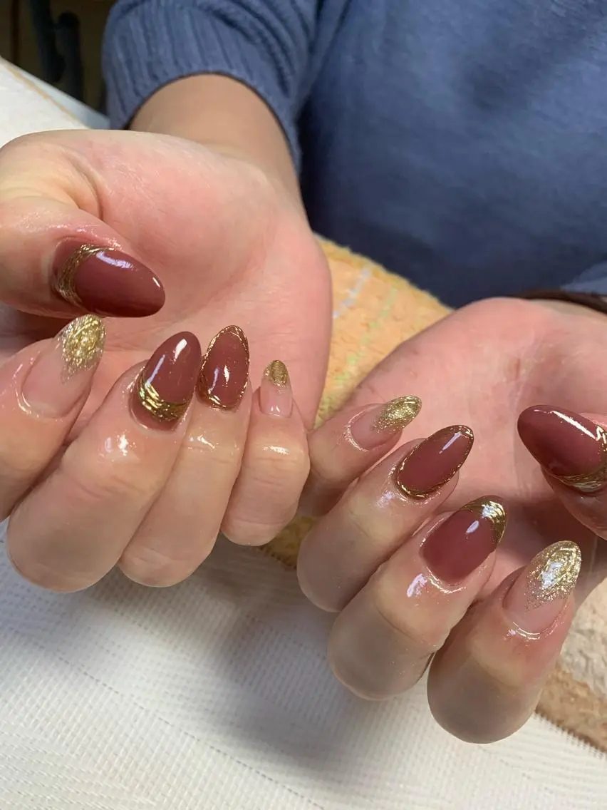 ネイル ハンドネイル rukianail 新里のネイルデザイン