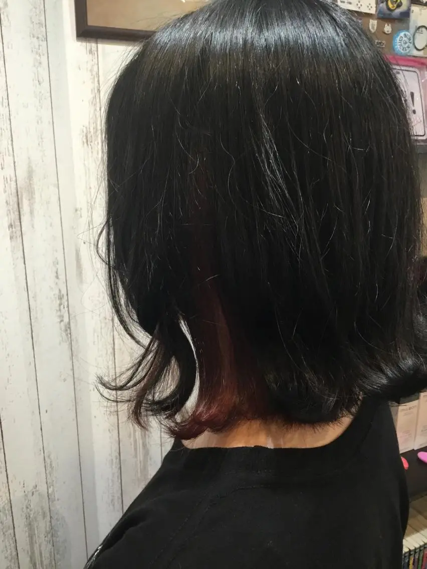 ミディアム カラー embrace エンブレイスのヘアスタイル