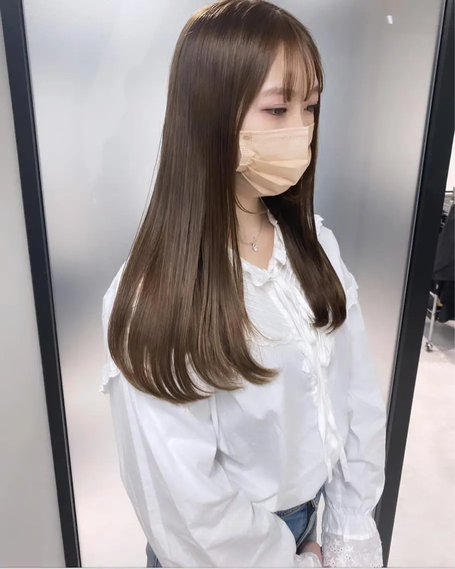 ロング カラー ヘアカラー マンツーマン半個室 tamuraのヘアスタイル