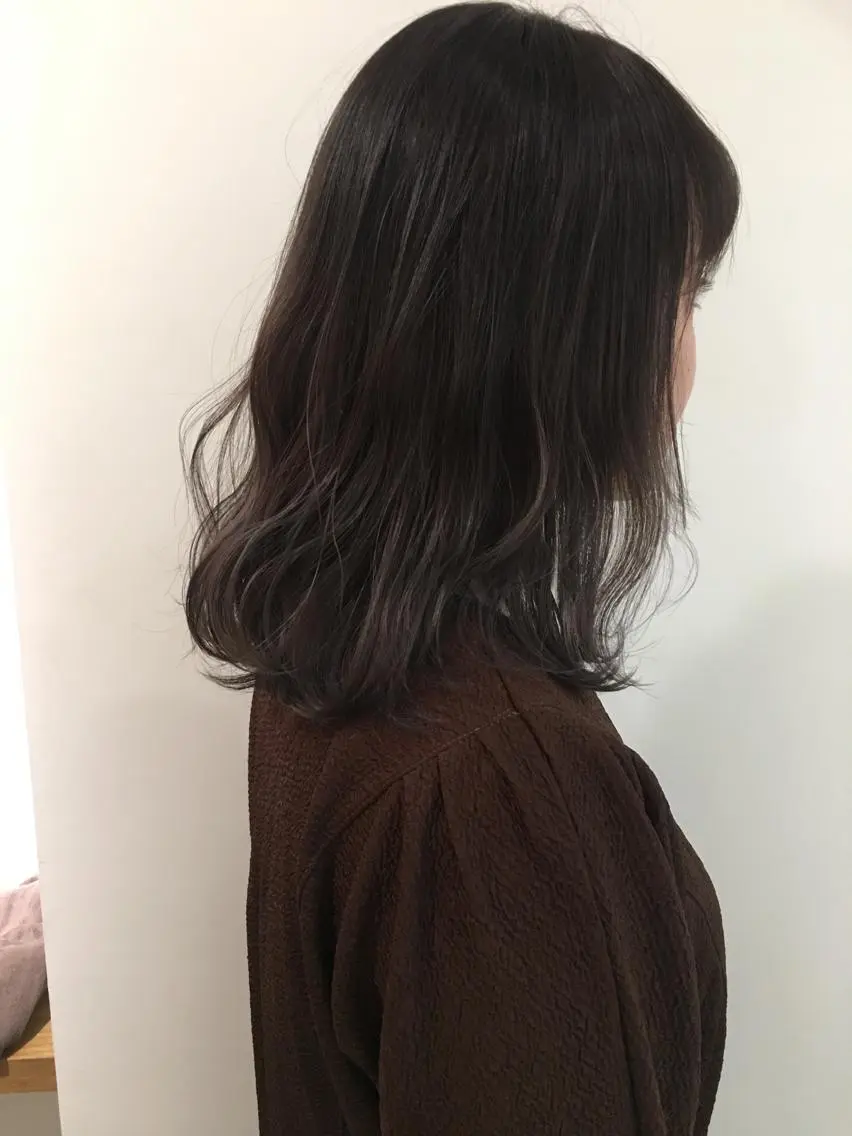 ミディアム 透明感カラー 🎀エリコ🌈のヘアスタイル