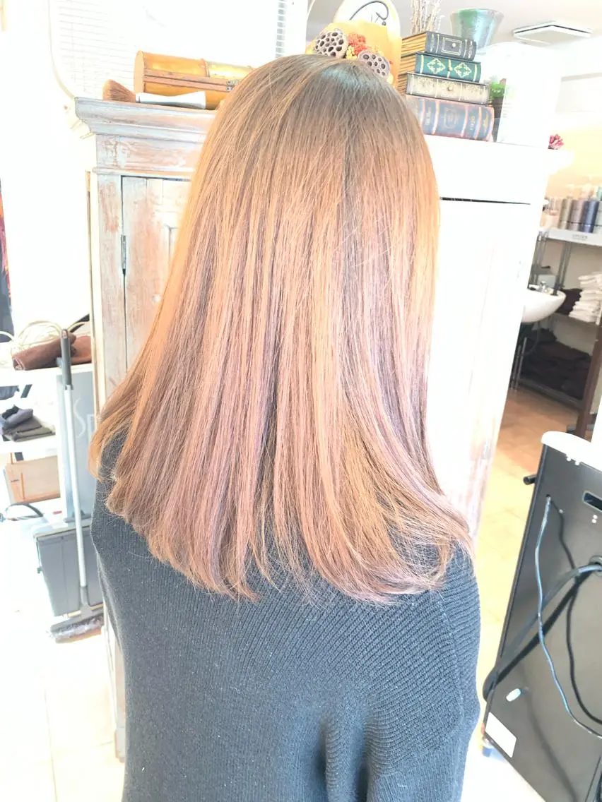 ロング カット ヘアカラー トリートメント ヘッドスパ nishimura makotoのヘアスタイル