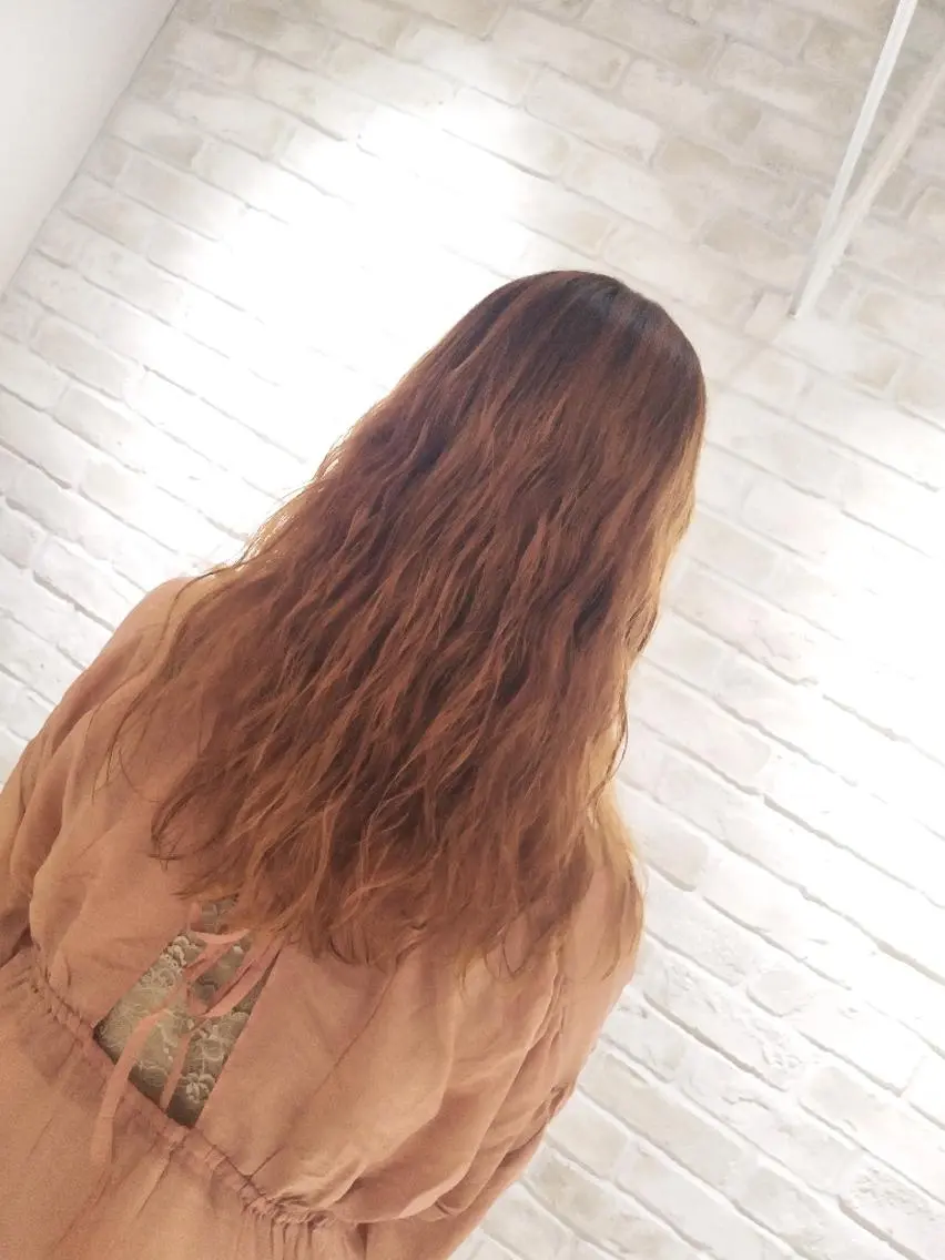 ロング パーマ 大場 友稀のヘアスタイル