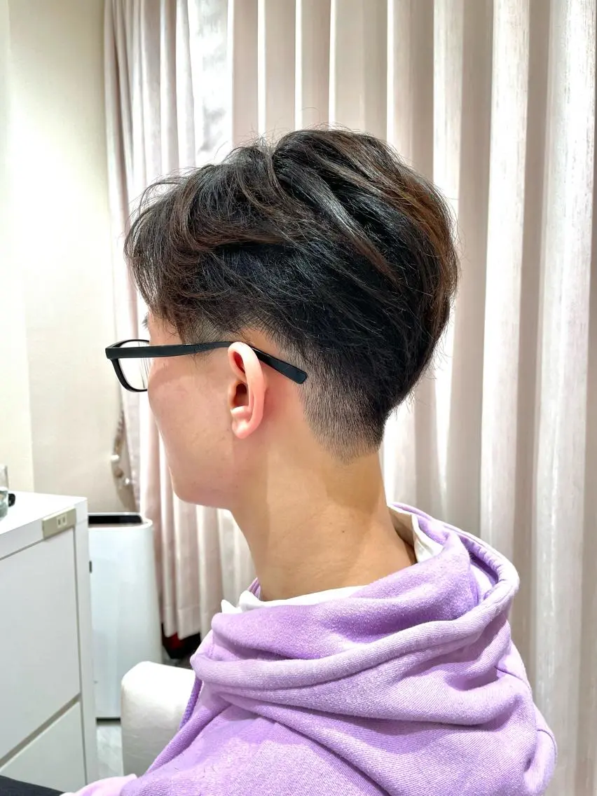 ショート メンズ 刈り上げ 似合わせ🌿‬髪質 改善🧸RYUGOのヘアスタイル