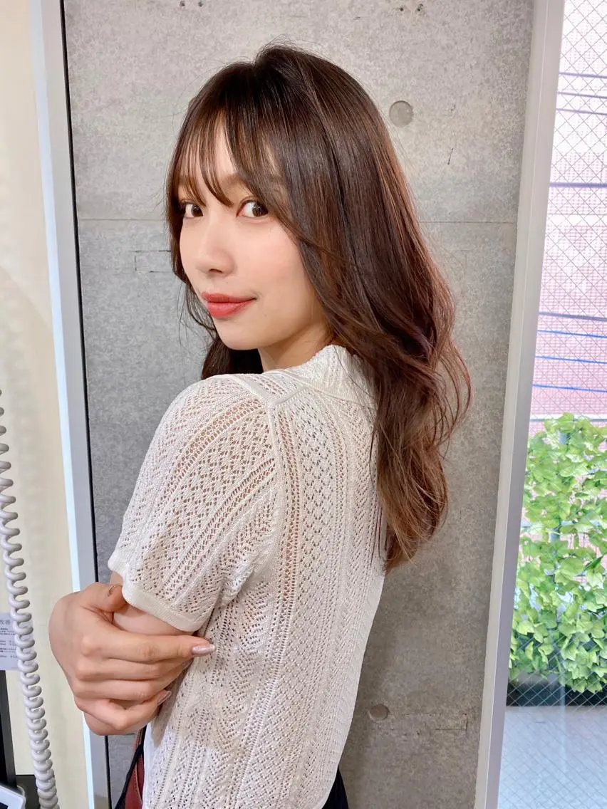 ロング カラー レイヤーカット ロング 似合わせレイヤー 🇰🇷荒木洋文のヘアスタイル
