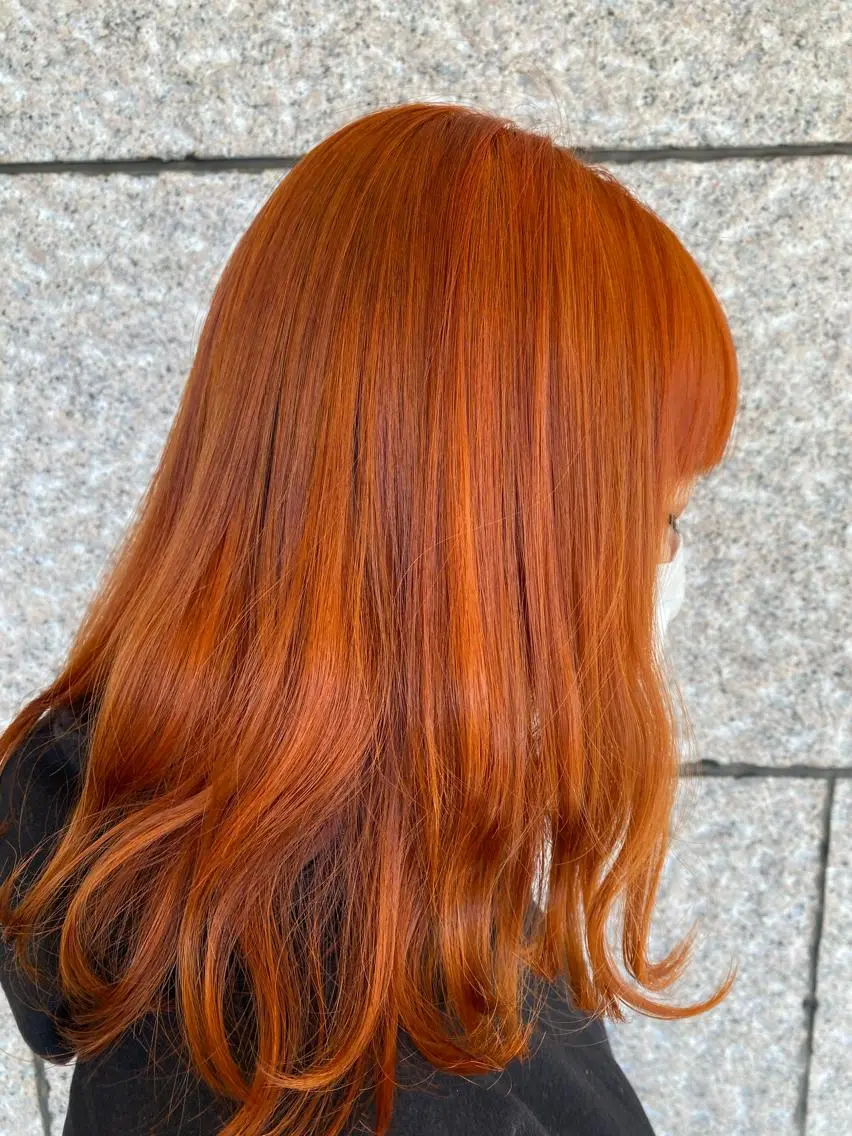 ミディアム カラー 福薗 ななのヘアスタイル