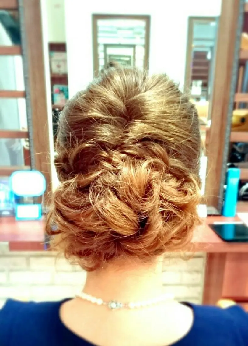 セミロング 田坂 真弓のヘアスタイル