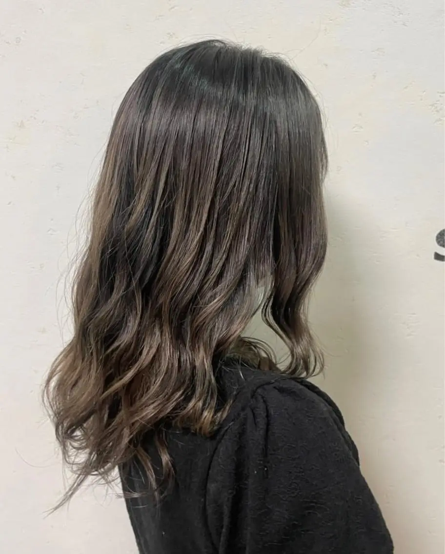 セミロング 山﨑 大二郎のヘアスタイル