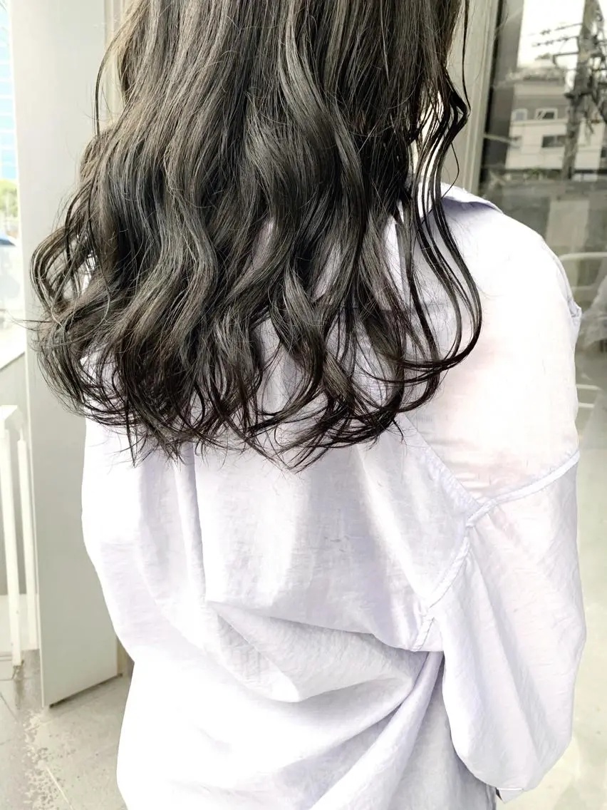 ロング カラー ヘアカラー トリートメント 垢抜けヘア♡柔らかい カラー/mihoのヘアスタイル