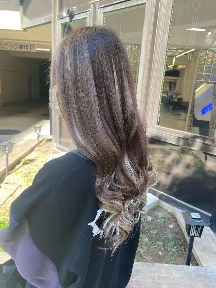 ロング エクステ 中村 海星のヘアスタイル