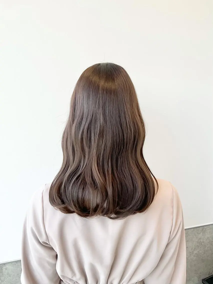 ロング カラー ヘアカラー トリートメント ヘッドスパ ヘアセット yoshi ☆のヘアスタイル